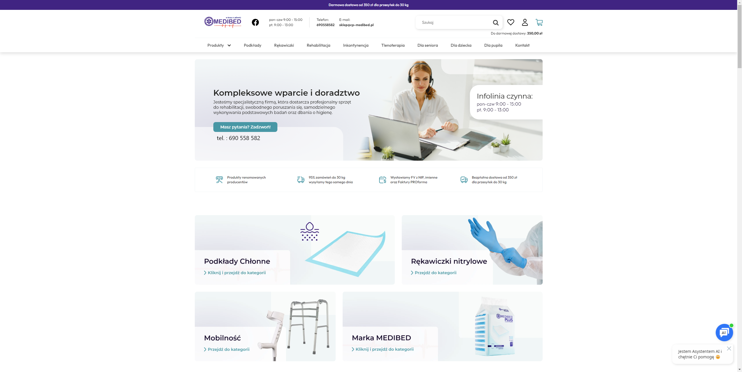 Domowa opieka nad osobą leżącą - jakie akcesoria w sklepie medycznym realnie ułatwiają codzienność?