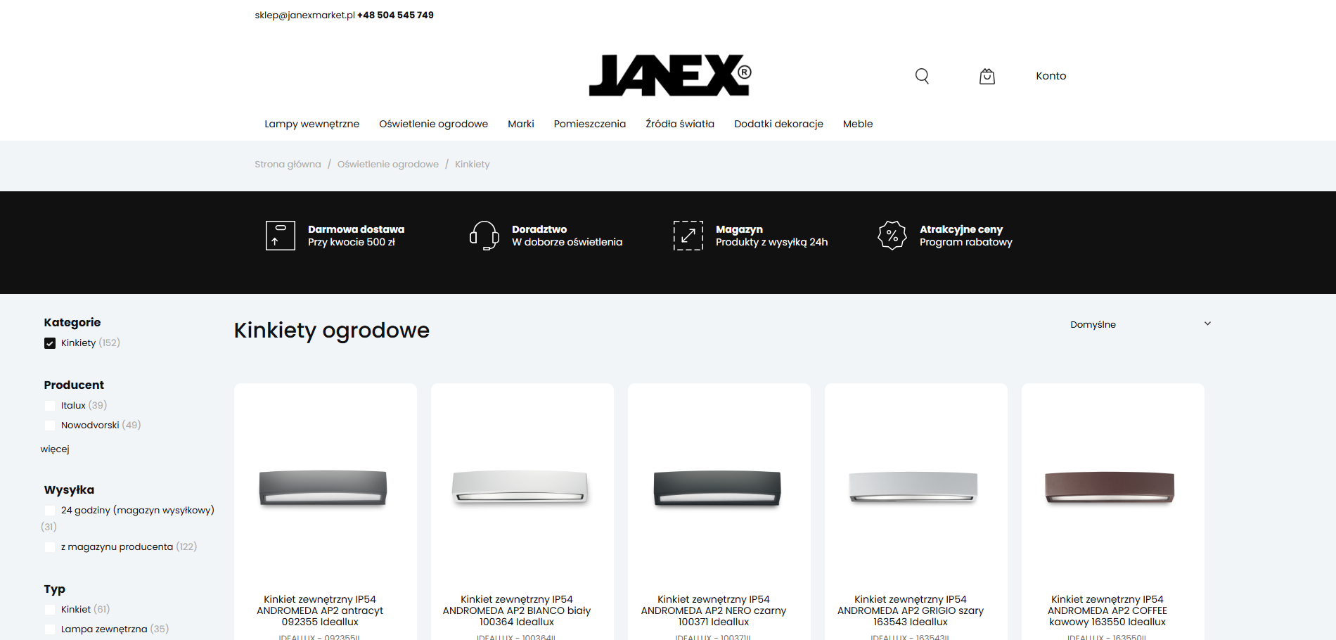 Nowoczesne kinkiety ogrodowe LED - energooszczędne oświetlenie, które tworzy wyjątkowy klimat wokół domu